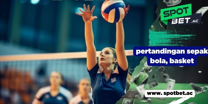 pertandingan sepak bola, basket